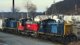 Railroad Action in Allentown w NS amp LVRM [upl. by Patterson242]