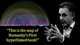 Jordan Peterson shows humanity’s first hyperlinked book having 65000 cross references through a map [upl. by Dana]