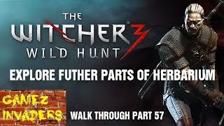 Explore the Further Parts of the Herbarium Witcher 3 Play Through Part 57 [upl. by Nylkoorb507]