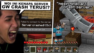 Aku Diam DIam Bikin SERVER Minecraft Temen Ku CRASH Dengan MESIN PERUSAK Ini [upl. by Yehudi]