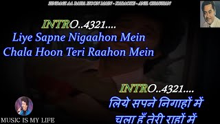 Zindagi Aa Raha Hoon Main Karaoke With Scrolling Lyrics Eng amp हिंदी [upl. by Thapa928]