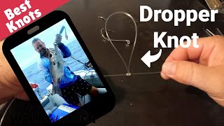 How to tie a dropper loop knot Paternoster Rig [upl. by Nylecsoj]