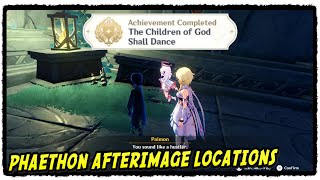 Enkanomiya all Phaethon Afterimages Locations  The Children of God Shall Dance Achievement [upl. by Meirrak]