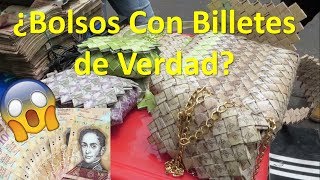 😲 Cómo un Venezolano 🇻🇪 hace bolsos a mano 👜 con dinero 💵 real [upl. by Claudy]