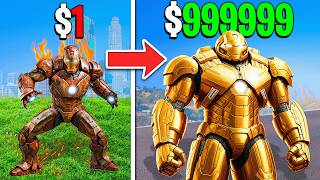 1 to 1000000 IRON MAN In GTA 5 [upl. by Webb]