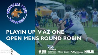 Playin Up v AZ1 Open Mens Round Robin  Whakatāne January Touch Tournament 2023 [upl. by Marquis]