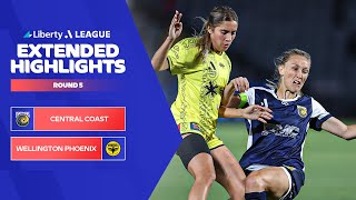 Central Coast v Wellington Phoenix  Extended Highlights  Liberty ALeague 202323  Round 05 [upl. by Ettennad]