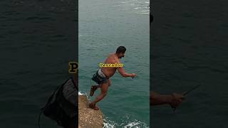 Impresionante Salto al Mar hizo este Pescador para sacar moriscos [upl. by Fabron]