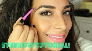 EyebrowTutorial  PERFEKTE Augenbrauen [upl. by Tenneb229]