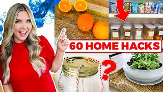 60 Home Hacks that will CHANGE YOUR LIFE [upl. by Ahtis]