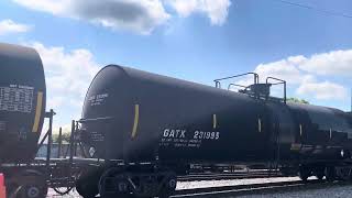 Norfolk Southern breaking down a train in the yard I think this is a local pickup train NS Yard [upl. by Chelsie]