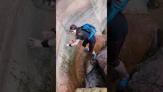 Kanarra Falls The Most Beautiful Trail in Utah Shorts Hiking [upl. by Waine]