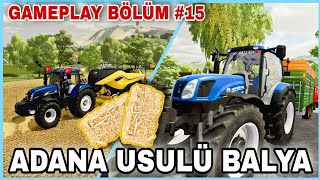 ADANA USULÜ BALYA YAPTIM  Farming Simulator 22 55ragnar farmingsimulator22 [upl. by Ejroj]