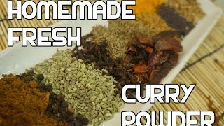 Curry Powder Recipe  Homemade Fresh Roasted  Indian [upl. by Dulce962]