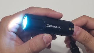 Imalent LD70 4000 lúmenes EDC Linterna Review [upl. by Cyndie]