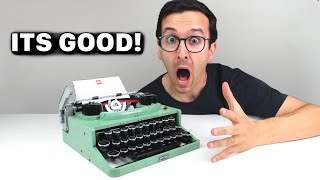 BUY ONE RIGHT NOW  LEGO IDEAS 21327 TYPEWRITER REVIEW [upl. by Drofwarc]