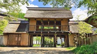 Traditional Japanese Onsen Ryokan with Monorail Built on a Mountain Slope  Kawaba Onsen Yutorian [upl. by Etnohc]