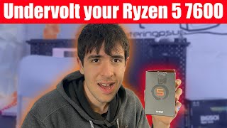 Undervolt your Ryzen 5 7600 for more FPS and Lower Temperature [upl. by Buskus357]