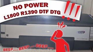 No Power On My DTF Printer [upl. by Coulombe]