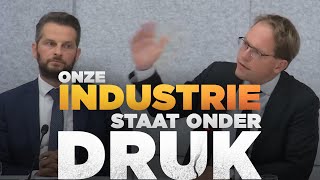 quotOnze industrie staat onder drukquot  Van Houwelingen in debat over de Nederlandse economie  FVD [upl. by Nnylyahs503]