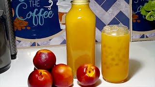 This Nectarine Juice Recipe is Simple and delicious [upl. by Eilyah275]