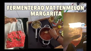 Fermenterad vattenmelon margarita  Veckans recept 104 [upl. by Meir]