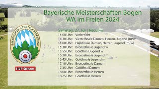 Bayerische Meisterschaft Bogen WA im Freien 2024 Sa 277  Recurve [upl. by Kho]