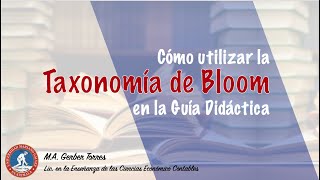 Taxonomía de Bloom [upl. by Aicekal]