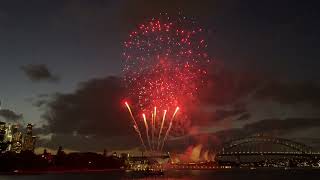 Sydney Harbour Fireworks  September 30 2024 [upl. by Rosena]