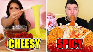 THE SPICIEST CHEESY MUKBANGS 🧀🌶️ [upl. by Rebbecca]