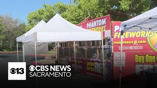 Sacramentoarea fireworks stand fundraising for school hit by thieves [upl. by Shanan16]