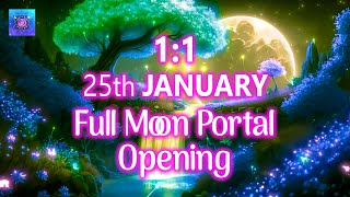 11 January Full Moon Portal Opening  Attract Miracles amp Blessings  Your Wish is Coming True [upl. by Eyssej]