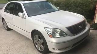 UpDaTe 2006 Lexus LS 430 Test Drive tires cold start pov 060 check in [upl. by Zetroc]