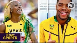 FraserPryce and KnightWisdom named Captains of Jamaicas Olympic Team tvjmiddaysportsnews [upl. by Villiers431]