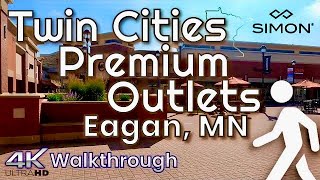 Walking Tour of the Twin Cities Premium Outlet Mall  Eagan MN  4K [upl. by Pritchett324]