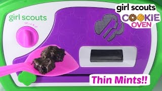 Girl Scout Cookie Oven Thin Mints Cookies DIY [upl. by Nylorahs]