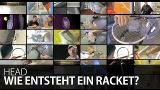 Wie entsteht ein Tennisschläger Making of Head Tennis Rackets [upl. by Ahsiruam]