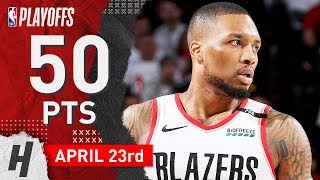 Damian Lillard Full Game 5 Highlights vs Thunder 2019 NBA Playoffs  50 Pts GAMEWINNER [upl. by Merkle]