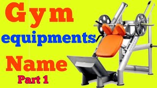 Gym Equipment Guide For Beginners – Names and Pictures [upl. by Naneik]