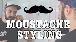 Schnurrbart  Mustache perfekt stylen  HowTo by BARTMANN [upl. by Nerha266]