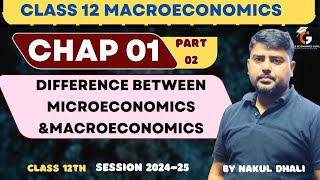 Difference between Microeconomics and Macroeconomics [upl. by Suissac]