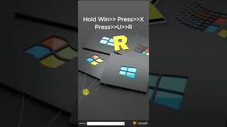 Easy computer restart shortcut key 🔑  how to restart computer  shorts viral viralshort [upl. by Eitsyrc]