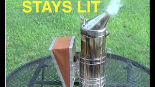 HOW TO LIGHT A BEE SMOKER AND KEEP IT LIT [upl. by Kirenoj]