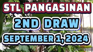 STL PANGASINAN RESULT TODAY 2ND DRAW SEPTEMBER 1 2024 5PM  SUNDAY [upl. by Post]