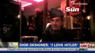 CNN Dior designer John Galliano I love Hitler [upl. by Rozelle]