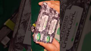 Charcoal Toothpaste Unboxing  Dabur Activated Charcoal Toothpaste 120gm in ₹49 viral unboxing [upl. by Sinoda]