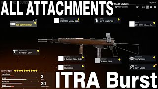 All ITRA Burst attachments on the Vanguard BETA  Call of Duty Vanguard Beta PS5 [upl. by Kruter]