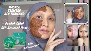 SYB Seaweed Mask  Masker Viral ala Thailand [upl. by Neirda]