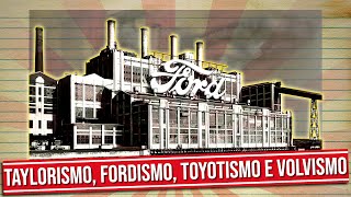 DESEMPACA TAYLORISMO FORDISMO TOYOTISMO E VOLVISMO EM CINCO MINUTOS [upl. by Ahcire367]