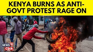 Kenya Protest  Kenya Violence  Batons Tear Gas Live Fire  Kenyans Face Police Brutality  N18G [upl. by Aligna]